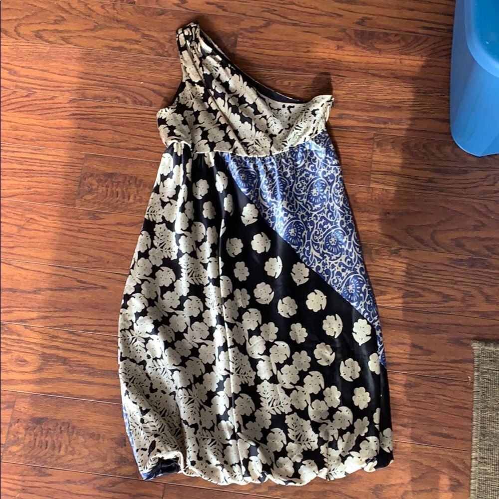 Tibi silk one shoulder dress. Size 10